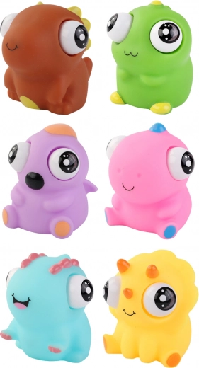 Dinosaur Toy with Popup Eyes 7 cm