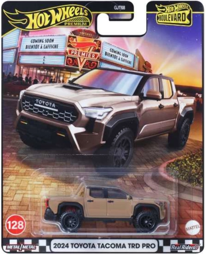 Hot Wheels Premium Boulevard car 2024 Toyota Tacoma TRD Pro 7.5 cm