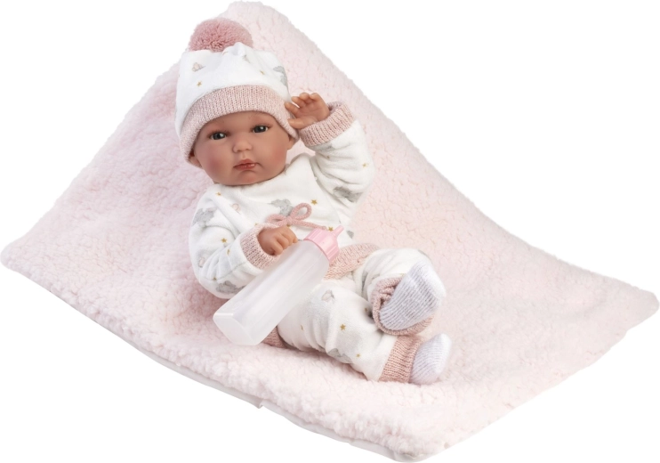 Llorens New born meisje – realistische babypop 35 cm