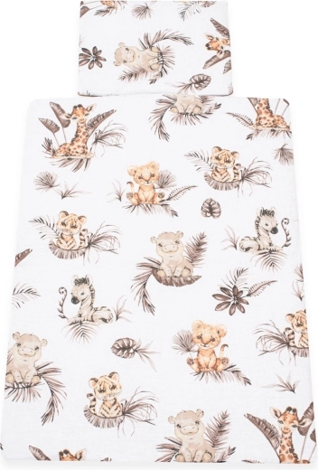Adorable safari print in 100% cotton