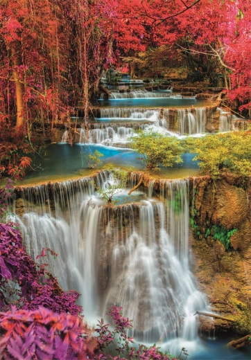 Clementoni puzzle Colorful Thai Waterfalls 1000 pieces