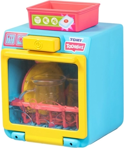 Porte transparente et “lavage” amusant à l’intérieur
