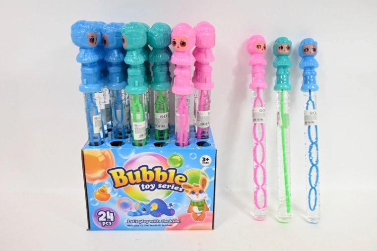 Bulles de savon motif poupée 36 cm (présentoir 24 pcs)