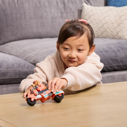 Actierit met draaibare wielen