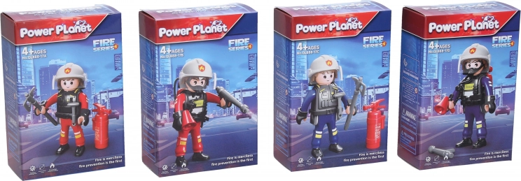 Firefighter Figurine Building Set
