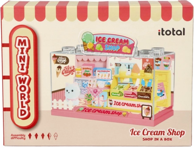 I-Total micro-ijssalon Shop in a Box om zelf te bouwen