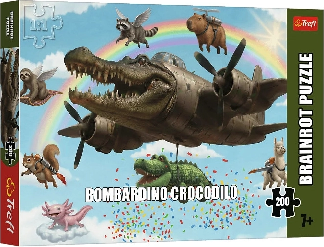 Trefl Puzzle BrainRots Bombardino Crocodilo 200 Pieces