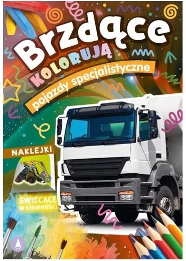 Little Brakes Color In: Special Vehicles with Glow-in-the-Dark Stickers