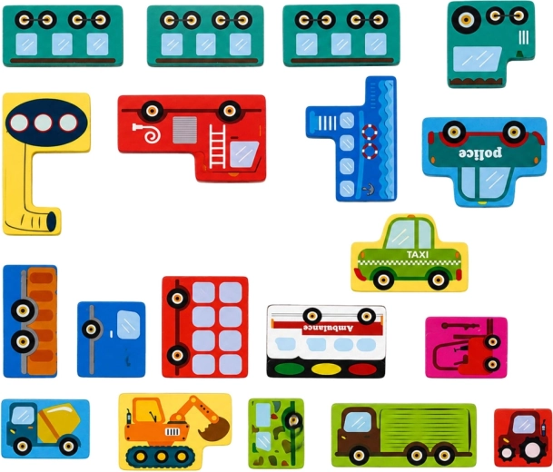 Colorful pieces that invite play