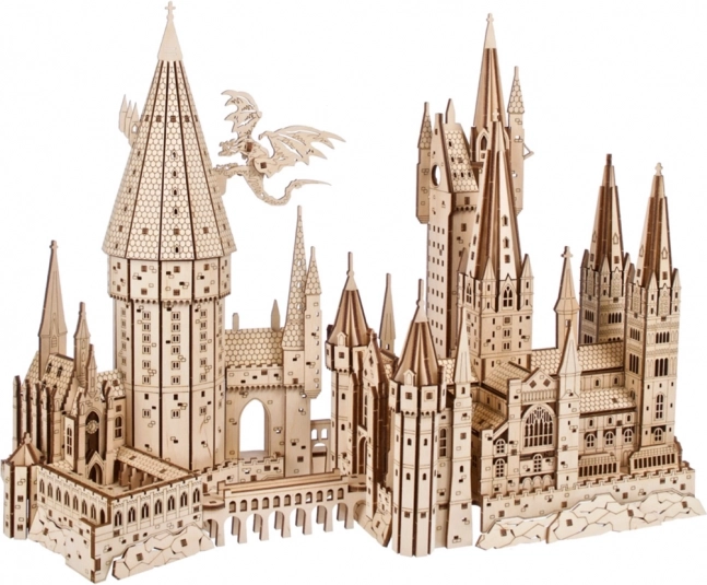 Ugears puzzle 3D en bois château de Poudlard HARRY POTTER