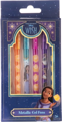 Metallische Gelstifte Disney Wish 6 Stk