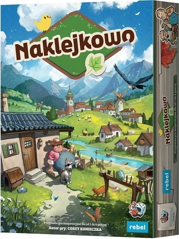 Rebel Naklejkowo : Cozy Stickerville – jeu familial coopératif avec autocollants
