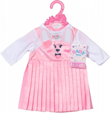 Baby Born Dress with Bunny Motif 43cm