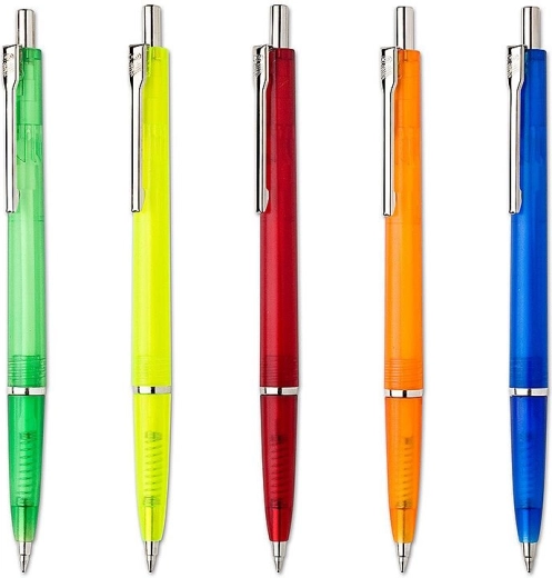 Balpen ICO Silver Ice, assorti kleuren