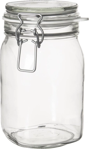 Glass jar with clip-top lid Gothika 1.05 l