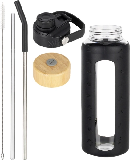 Verre borosilicaté et silicone protecteur