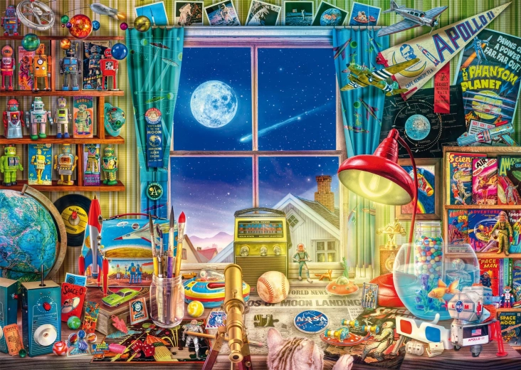 Puzzle Jusqu’à la lune 1000 pièces SCHMIDT