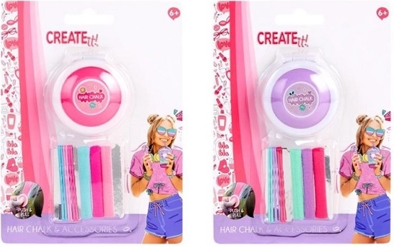 Create it! hair chalk with styling accessories