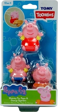 TOMY bath figures Peppa Pig (3 pcs)