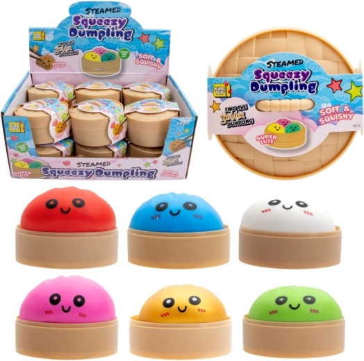 Squishy glitter Bao dumpling balls 8.5 cm