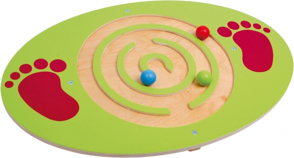 Holz Balance-Brett mit Labyrinth