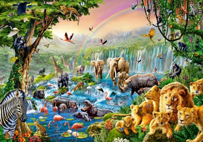 Puzzel 500 stukjes JUNGLE RIVER (CASTORLAND)