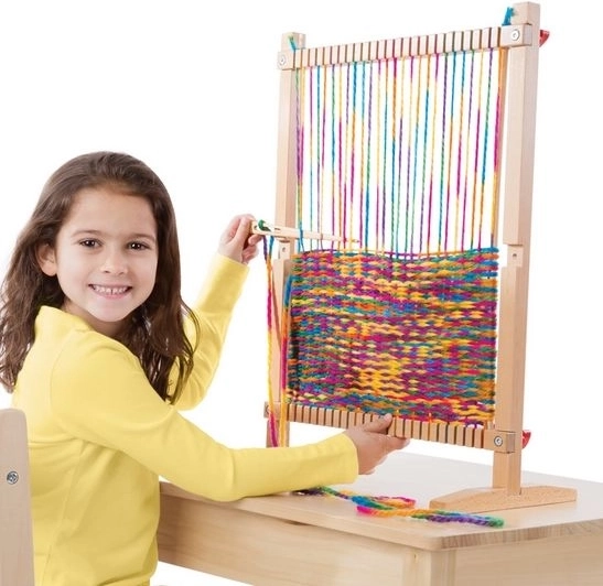 Holzwebstuhl für Kinder