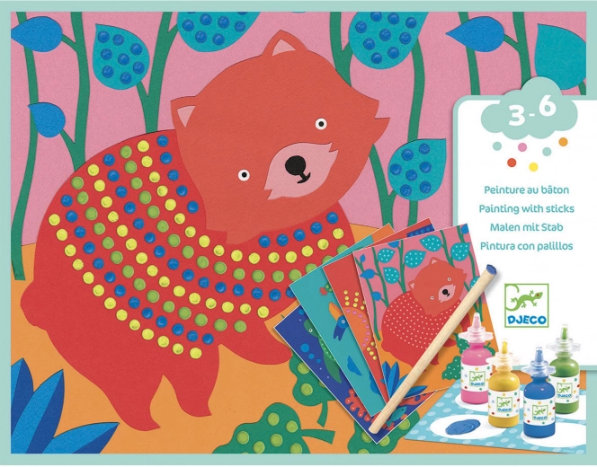 DJECO Créations en pointillés animaux