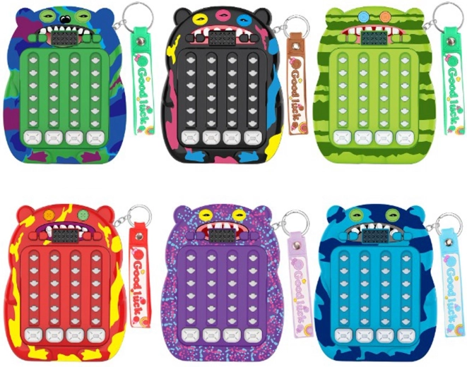 Pocket rhythm reaction game for training reflexes and rhythm – monster (multiple variants)