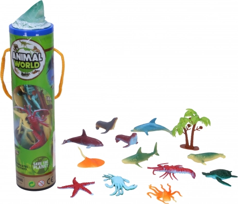 Set d’animaux 12 pcs en tube