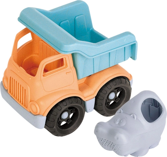 Dump truck with tipping bed