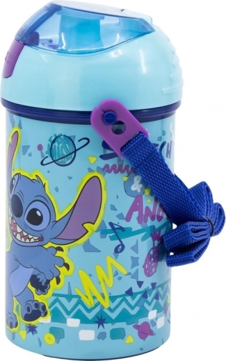 Children's bottle with strap Stitch 450 ml