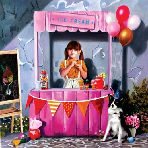 Magnolia puzzel ijsje 1023 stukjes