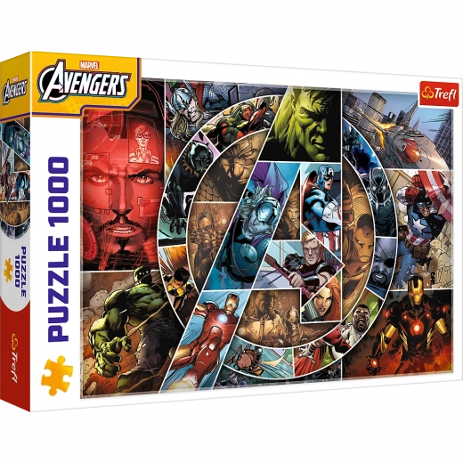 puzzel 1000 stukjes - Marvel Avengers helden