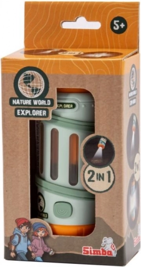 Taschenlampe 2-in-1 mit 360°-Beleuchtung