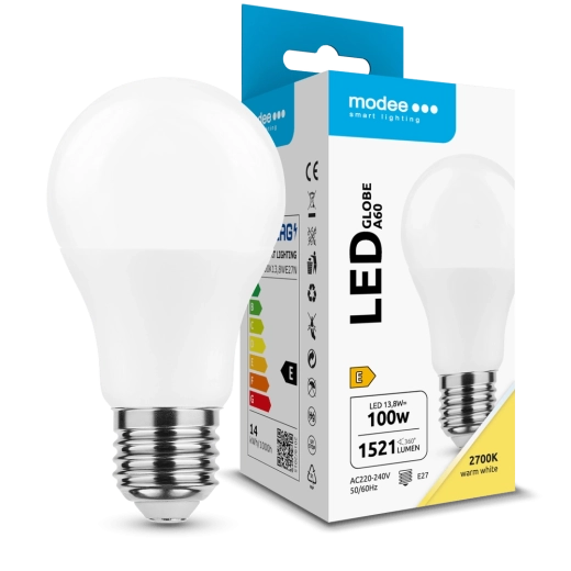 Ampoule LED Globe A60 13,8 W E27 2700K 1521 lm 360°