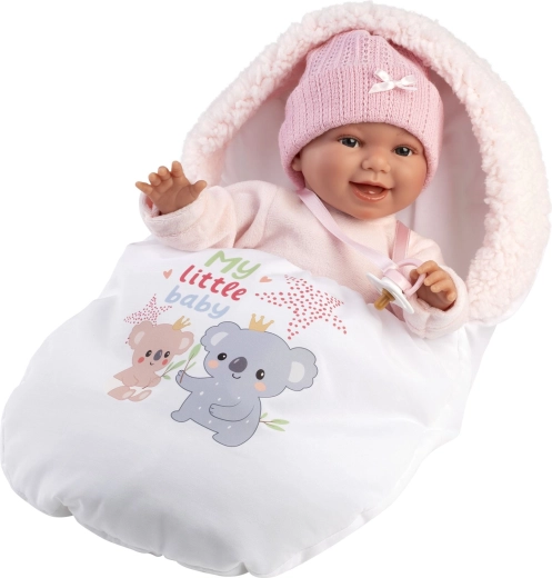 Llorens realistische baby pop NEW BORN met geluiden 38 cm