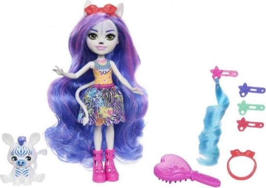 Enchantimals Deluxe Doll Zemirah Zebrová