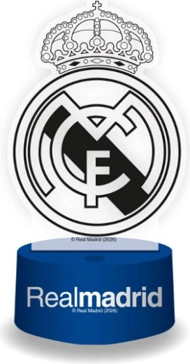 Decorative Real Madrid LED lamp in retro style
