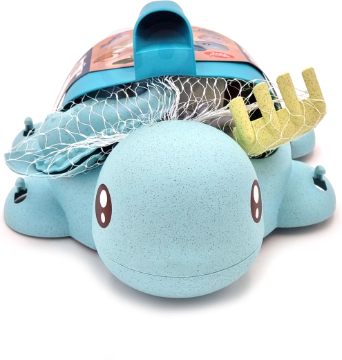 Practical turtle as a storage box and handle