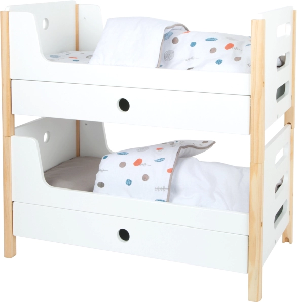 Little Button wooden bunk bed for dolls