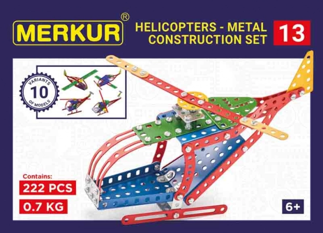 Construction Set Helicopter by MERKUR - 10 Models