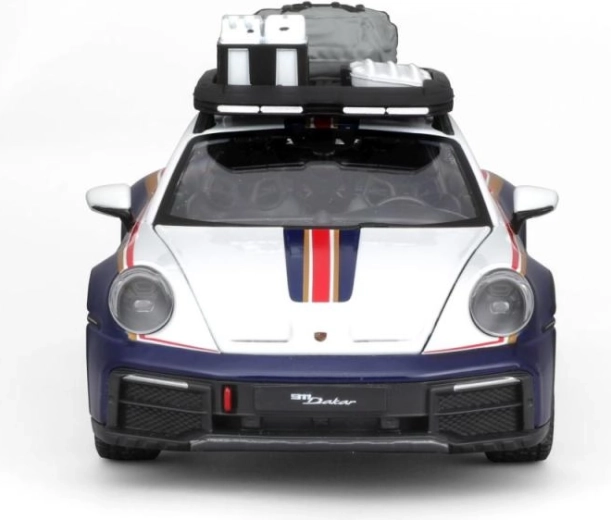 Metal car model 1:24 Porsche 911 Dakar Roughroads blue