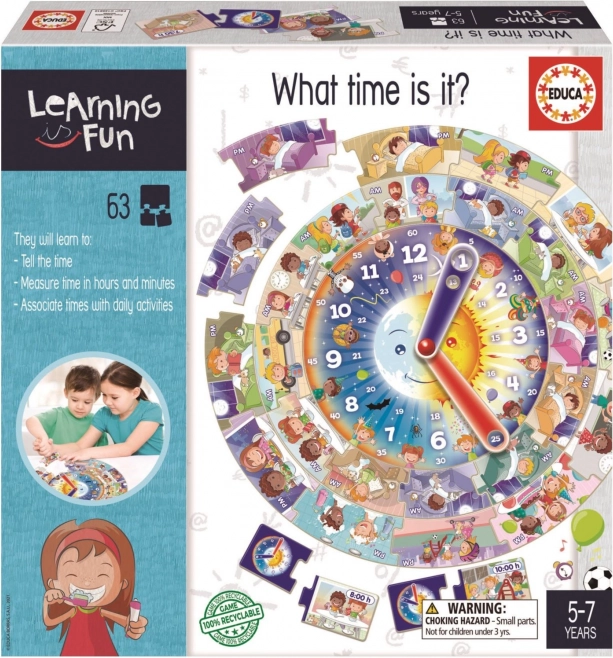 Educa Leren is Leuk: Leer de klok