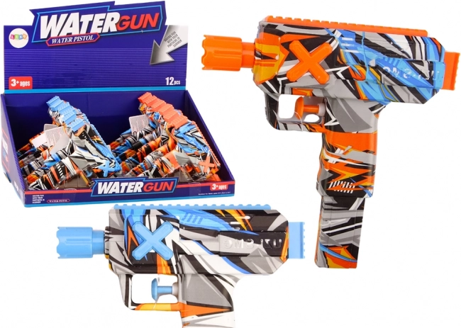 Small graffiti water gun – blue or orange