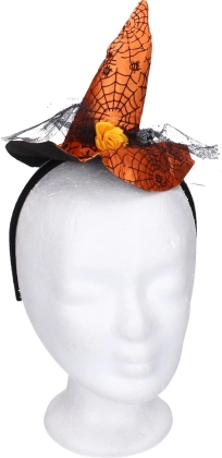 Carnival Headband with Witch Ornament