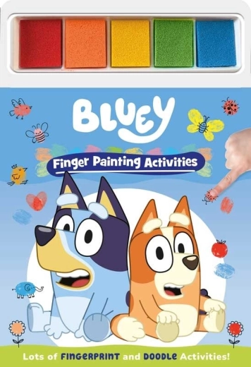 Stamp a Finger Bluey – creative fingerprint book