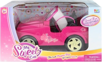 Voiture pour poupées en plastique 30 cm