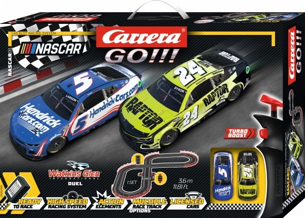 Carrera GO Slot Car Track NASCAR 3.6 m