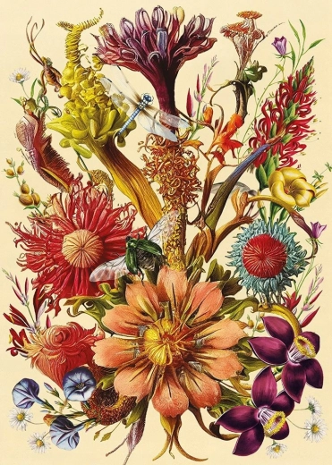 Puzzel Bloemen Sprookjesboeket 1000 Stukjes